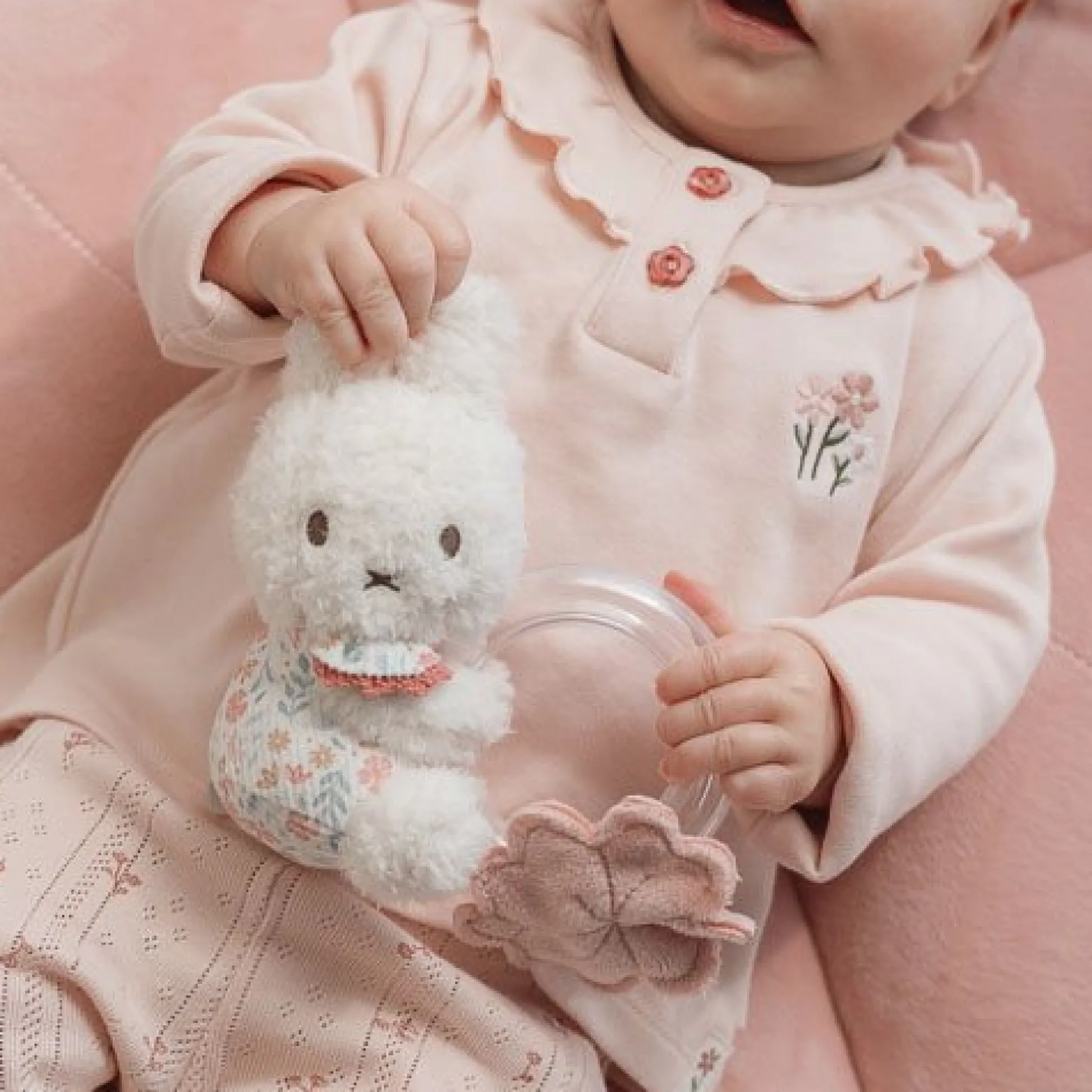 miffy ring rattle - Pink - Lucky Blossom