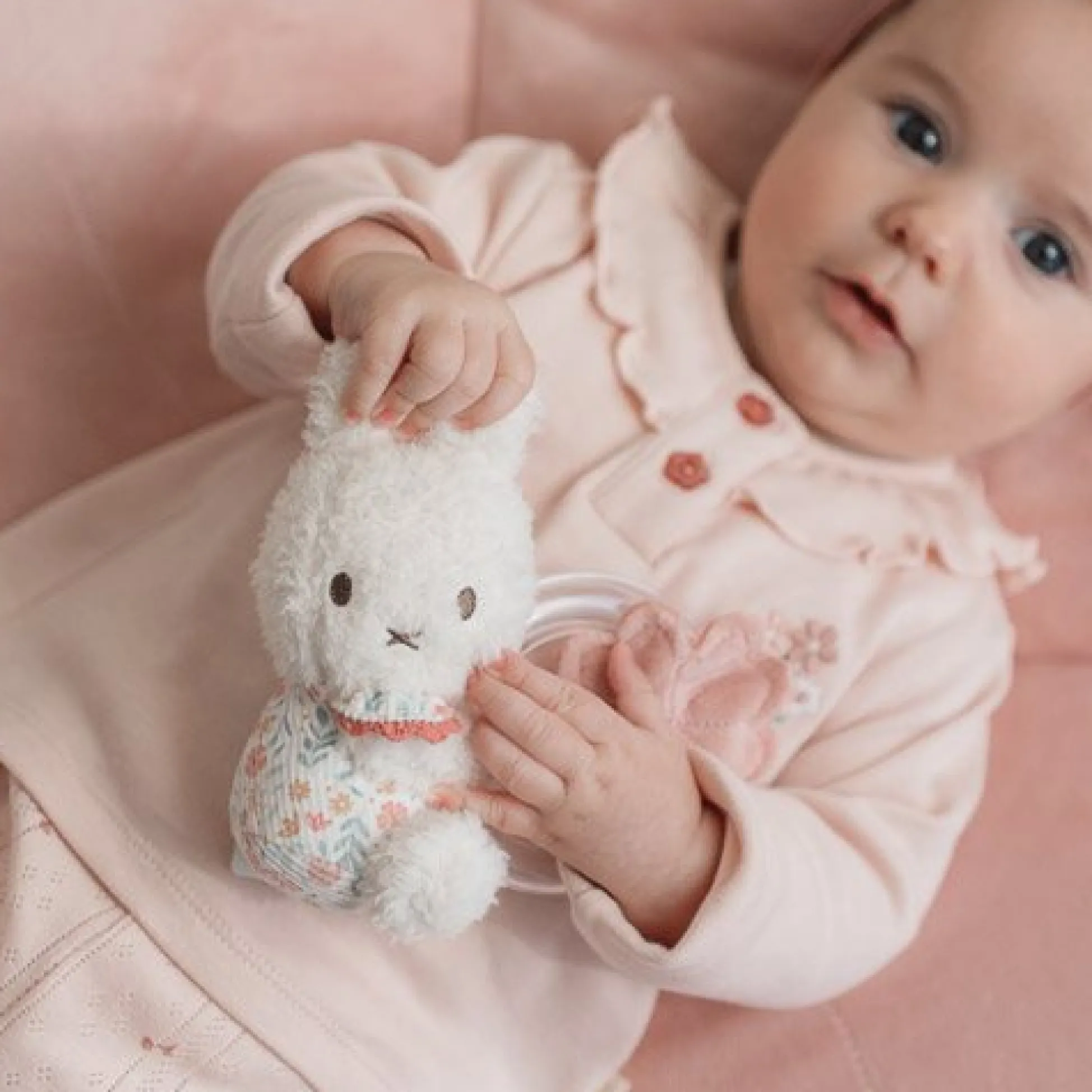 miffy ring rattle - Pink - Lucky Blossom