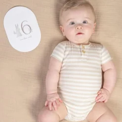 Milestone cards - Green - Baby Bunny