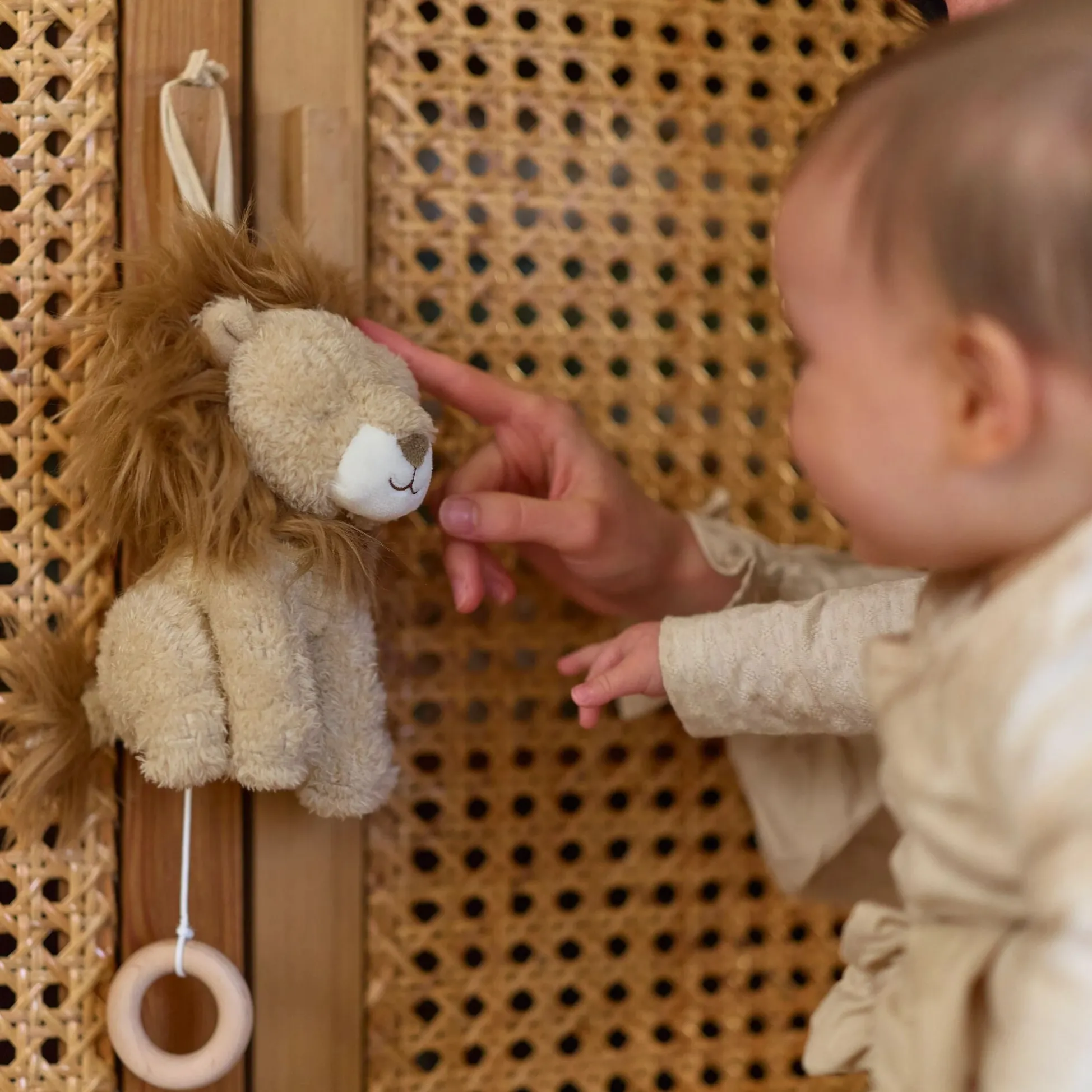 Music box Lion - Yellow