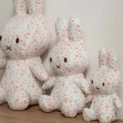 nijntje plush all-over print 15 cm - Pink - Lucky Blossom