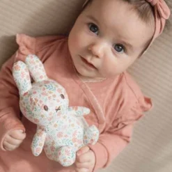 nijntje plush all-over print 15 cm - Pink - Lucky Blossom