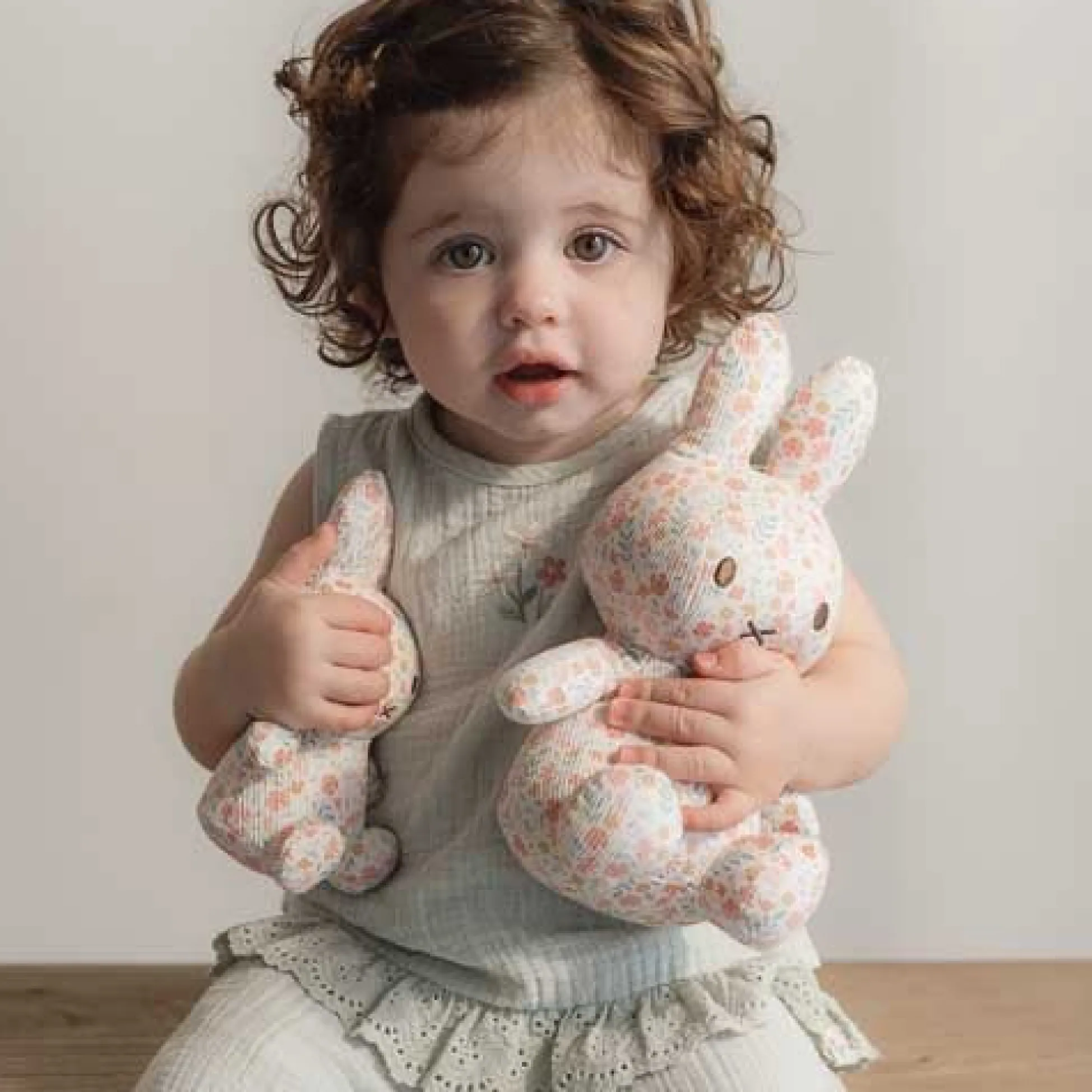 nijntje plush all-over print 15 cm - Pink - Lucky Blossom