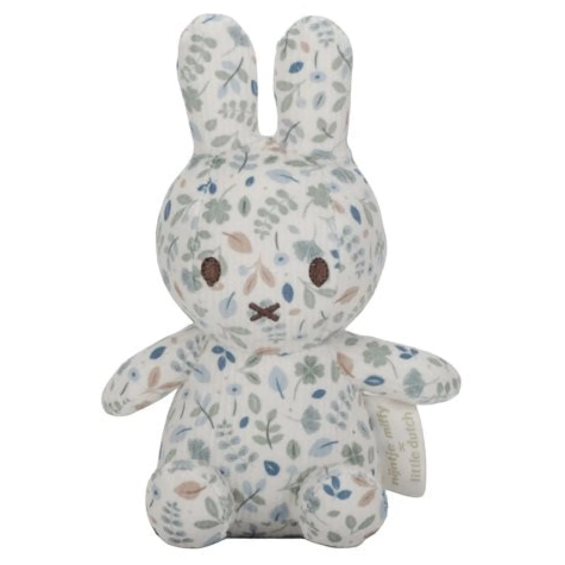 nijntje plush all-over print 15 cm - Blue - Lucky Leaves