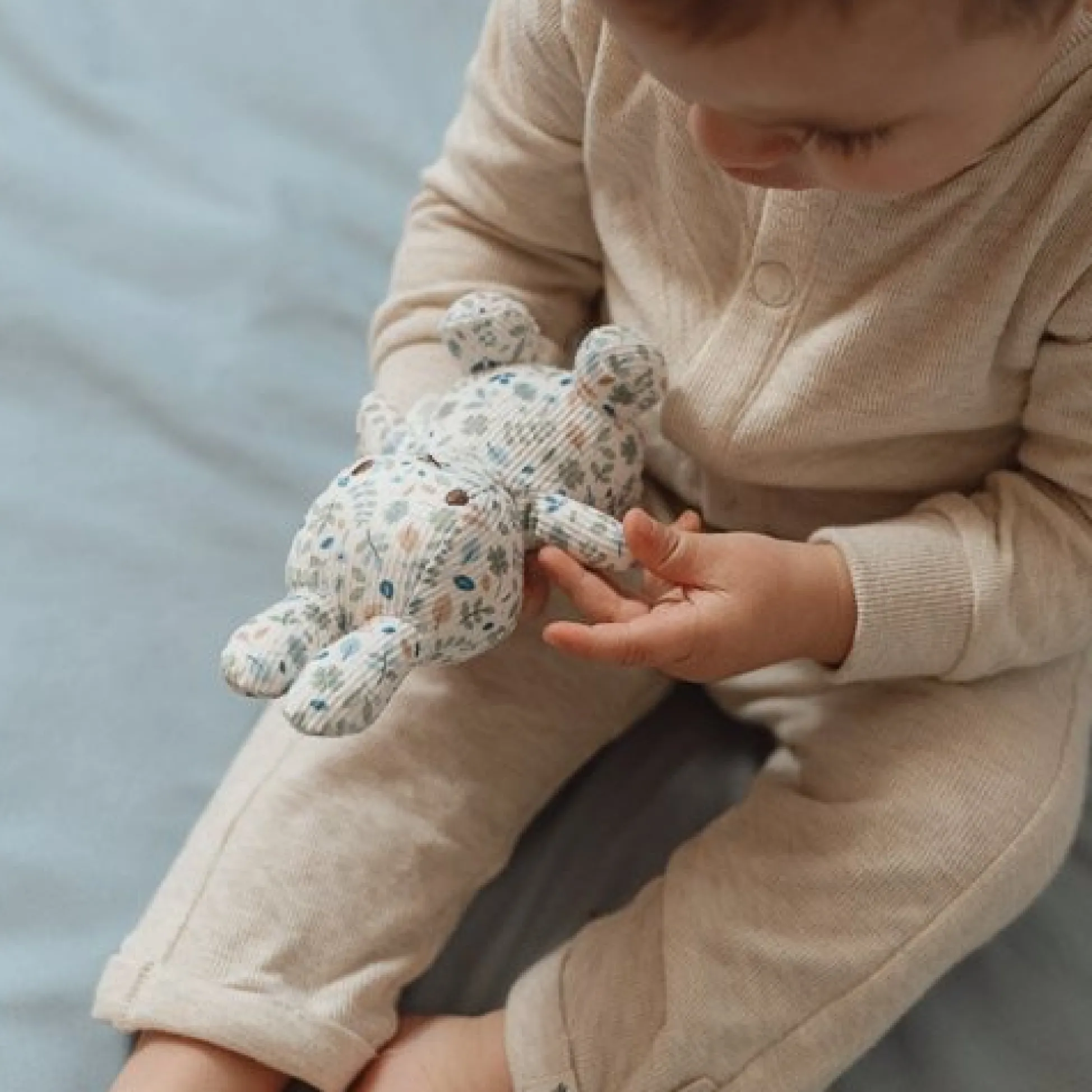 nijntje plush all-over print 15 cm - Blue - Lucky Leaves