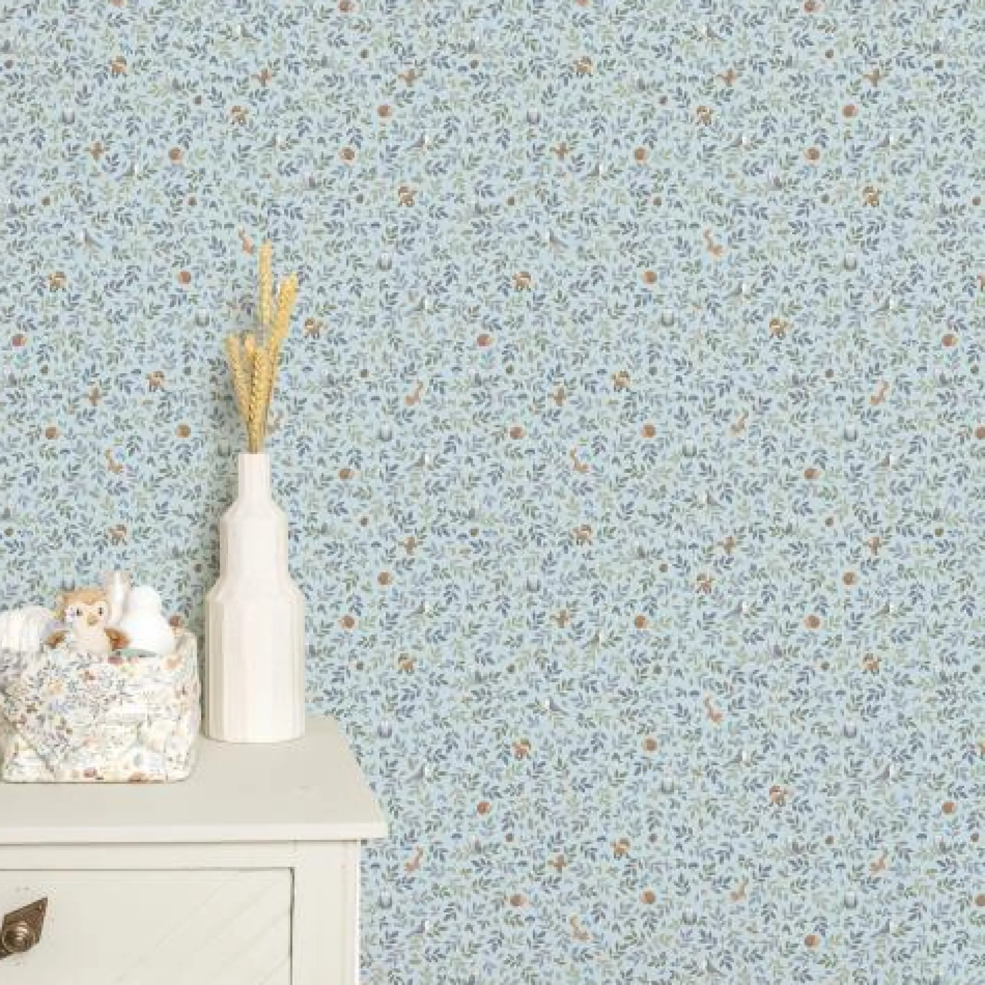 Non-woven wallpaper - Multicolored - Forest Friends - Forest Adventure
