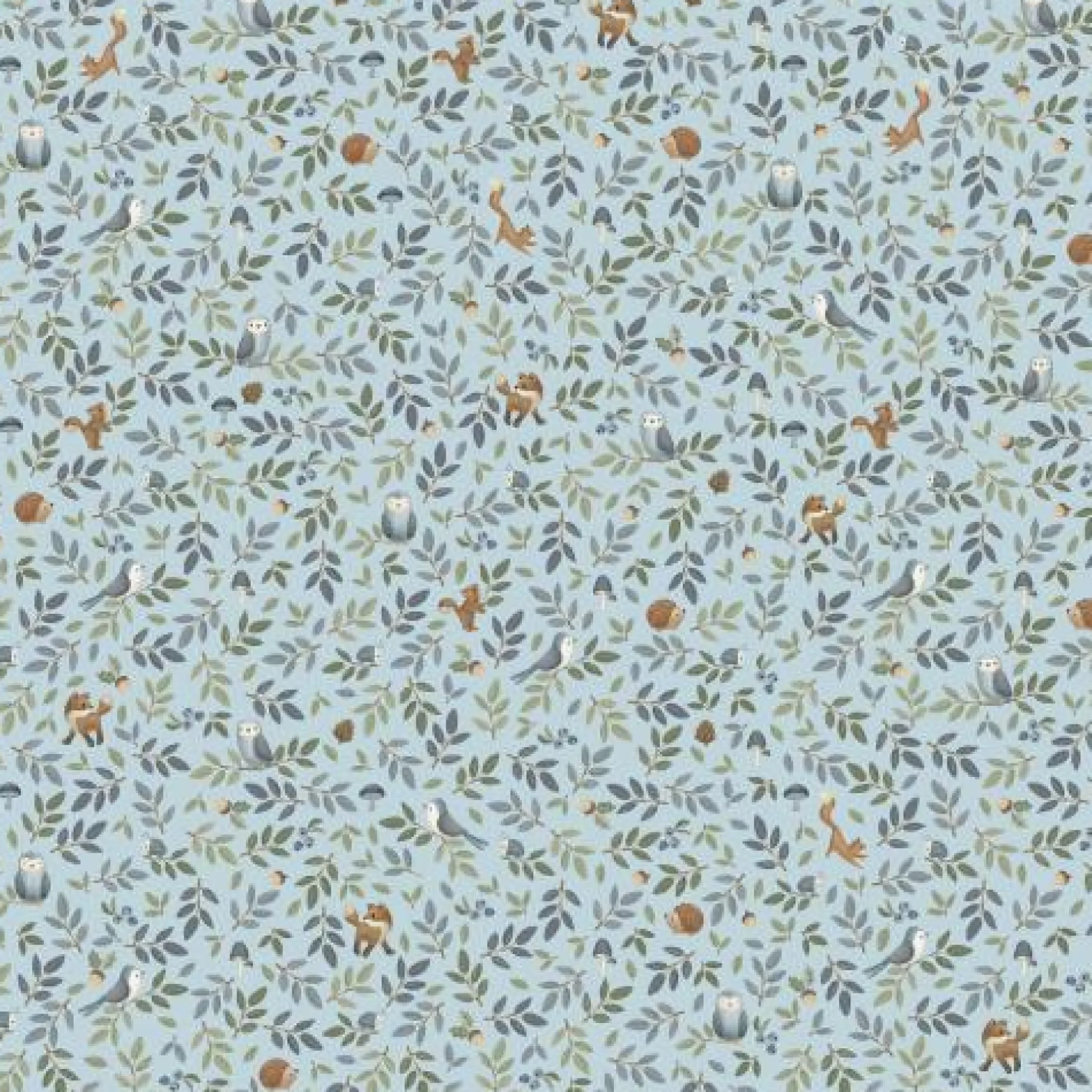 Non-woven wallpaper - Multicolored - Forest Friends - Forest Adventure