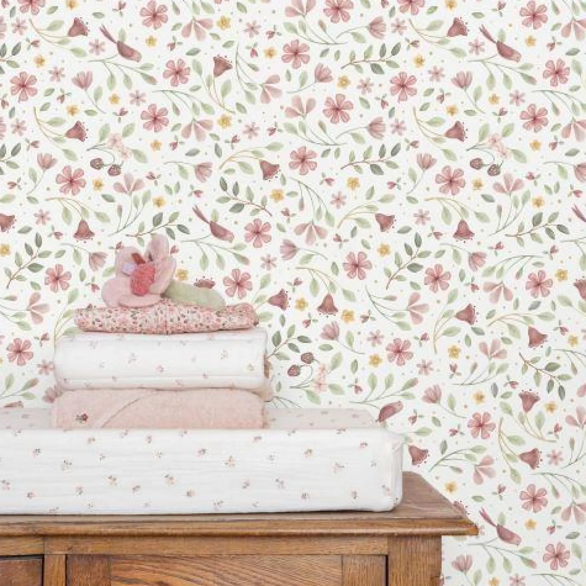 Non-woven wallpaper - Multicolored - Fairy Garden - Fairy Wonders