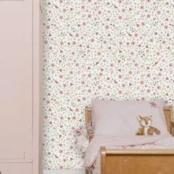 Non-woven wallpaper - Multicolored - Fairy Garden - Fairy Wonders