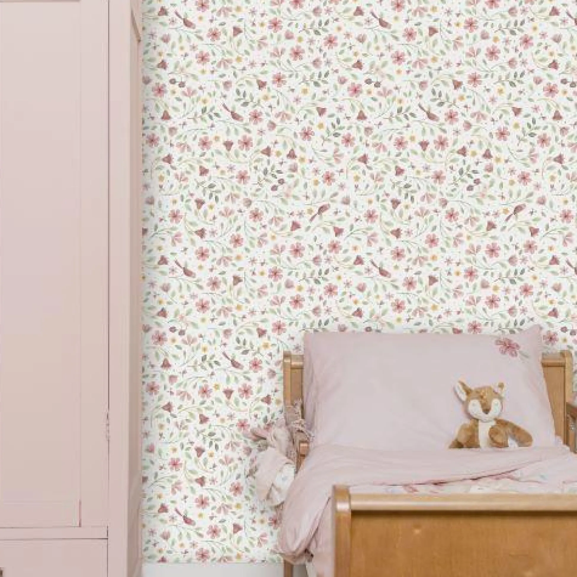 Non-woven wallpaper - Multicolored - Fairy Garden - Fairy Wonders