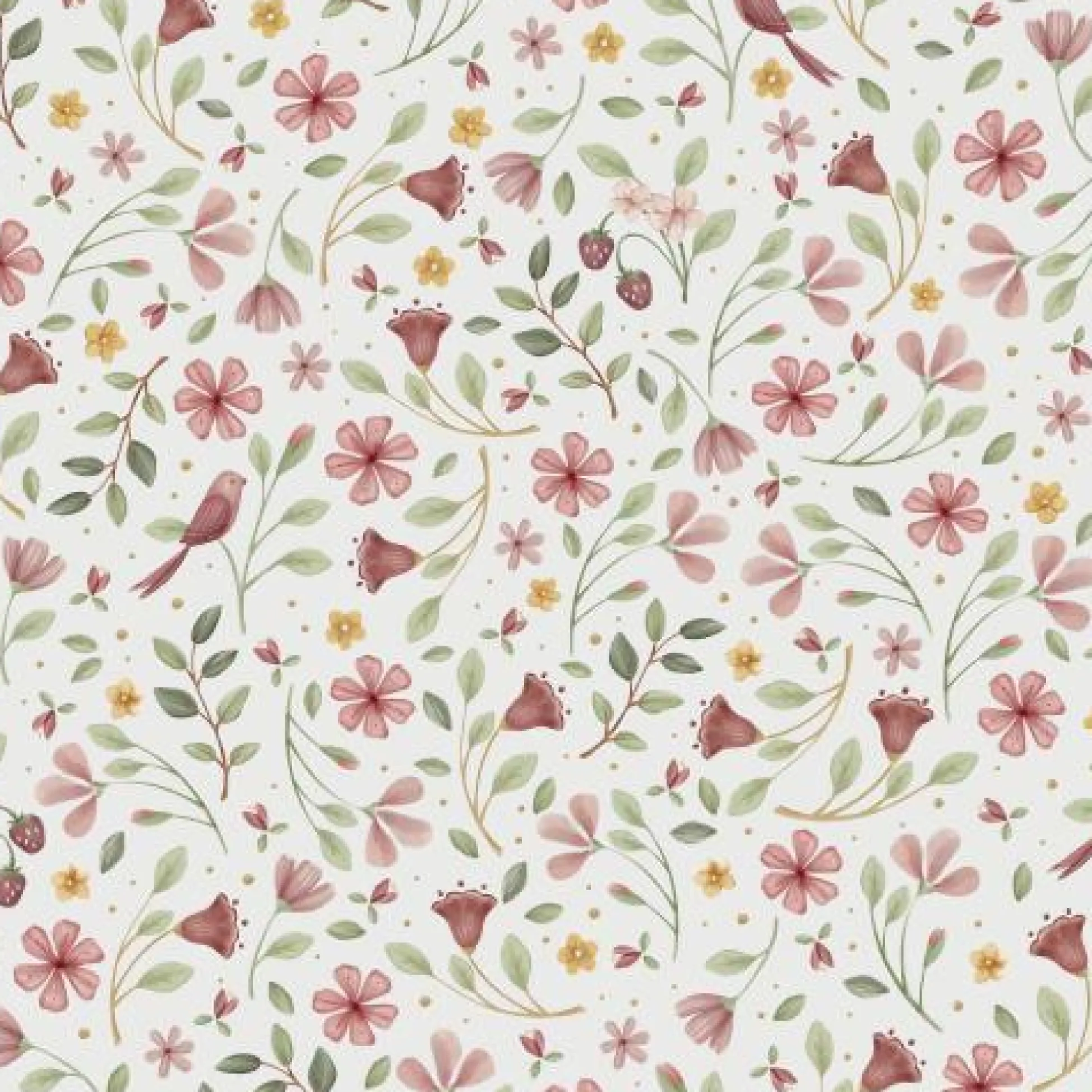 Non-woven wallpaper - Multicolored - Fairy Garden - Fairy Wonders