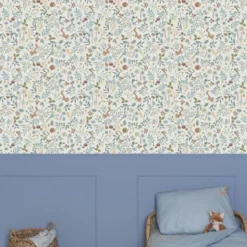 Non-woven wallpaper - Multicolored - Forest Friends - Forest Wonders
