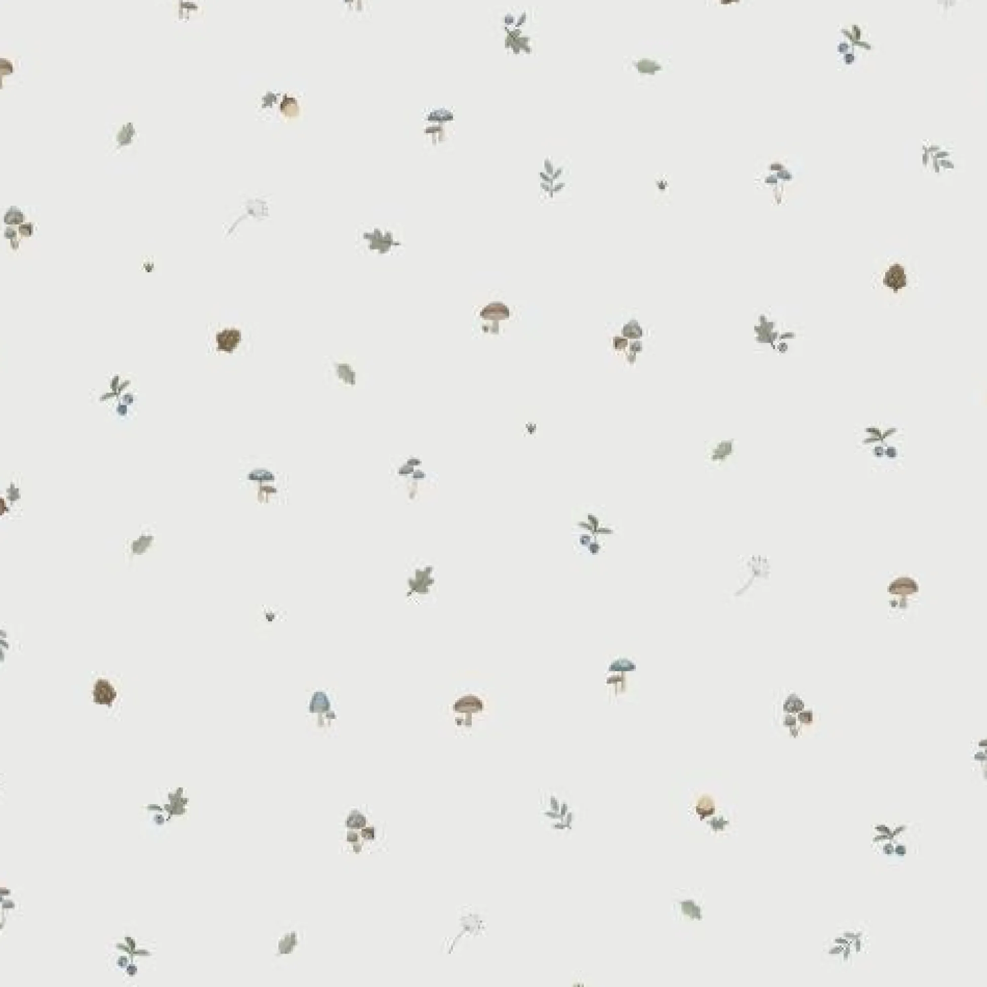 Non-woven wallpaper - Multicolored - Forest Friends - Forest Treasures