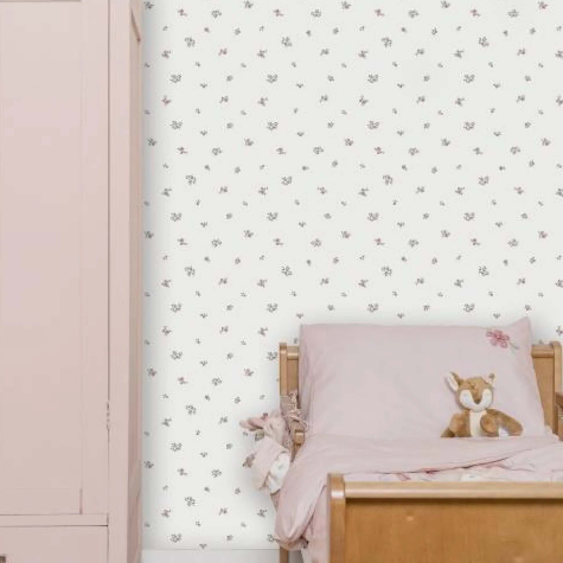 Non-woven wallpaper - Multicolored - Fairy Garden - Fairy Blossom
