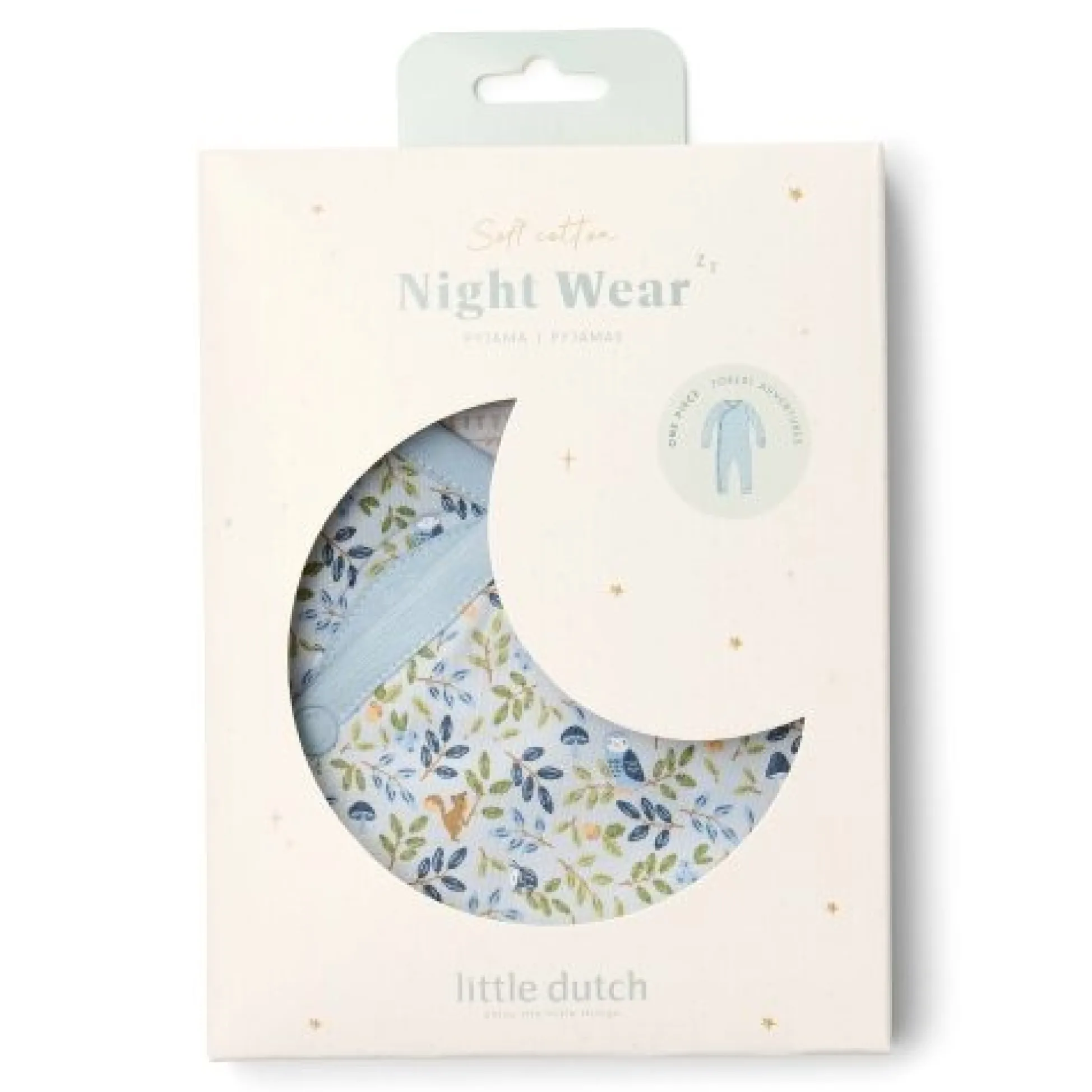 One-piece pajamas - Blue - Forest Friends - Forest Adventure