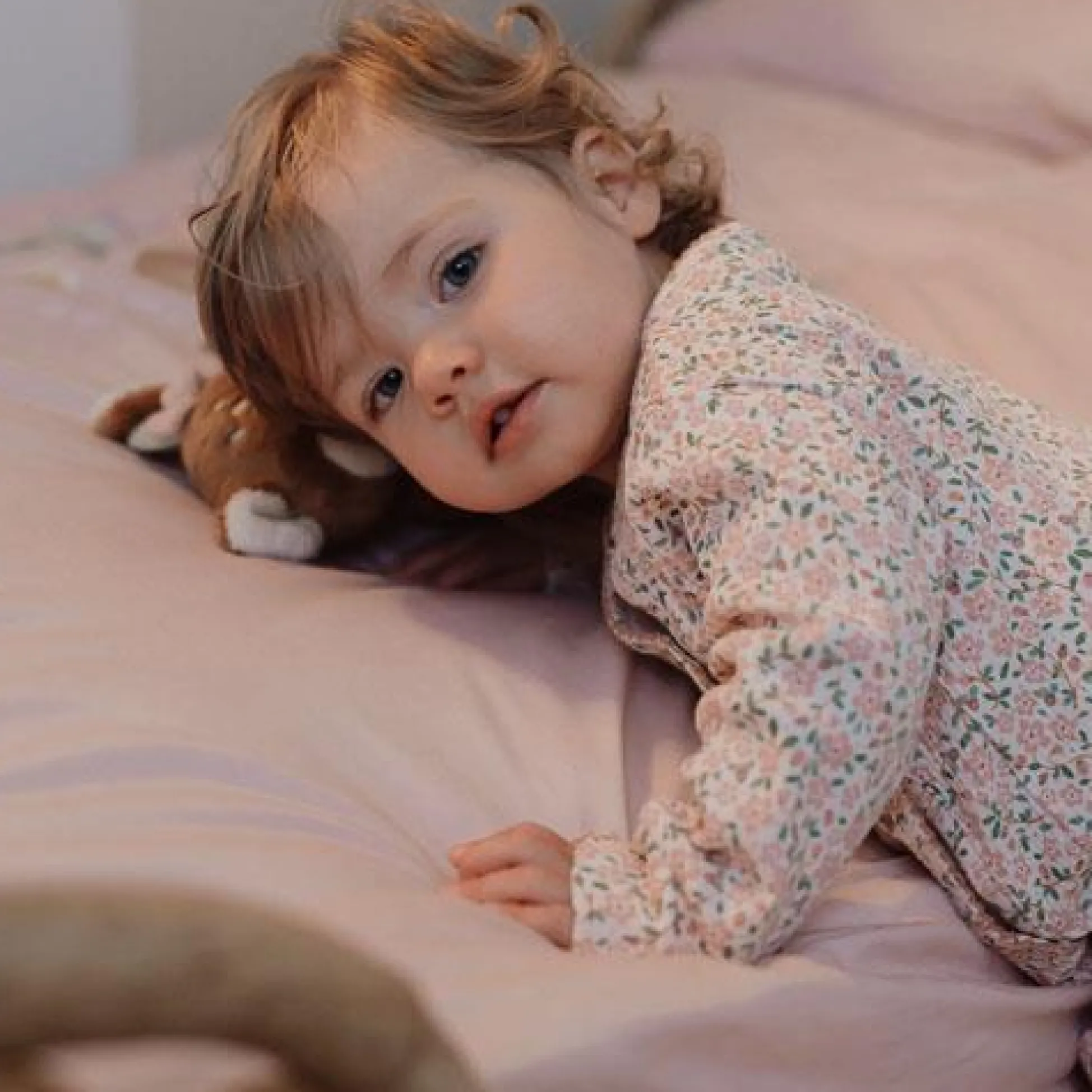 One-piece pajamas - Pink - Fairy Garden - Fairy Floral