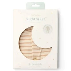 One -piece pajamas - sand - striped
