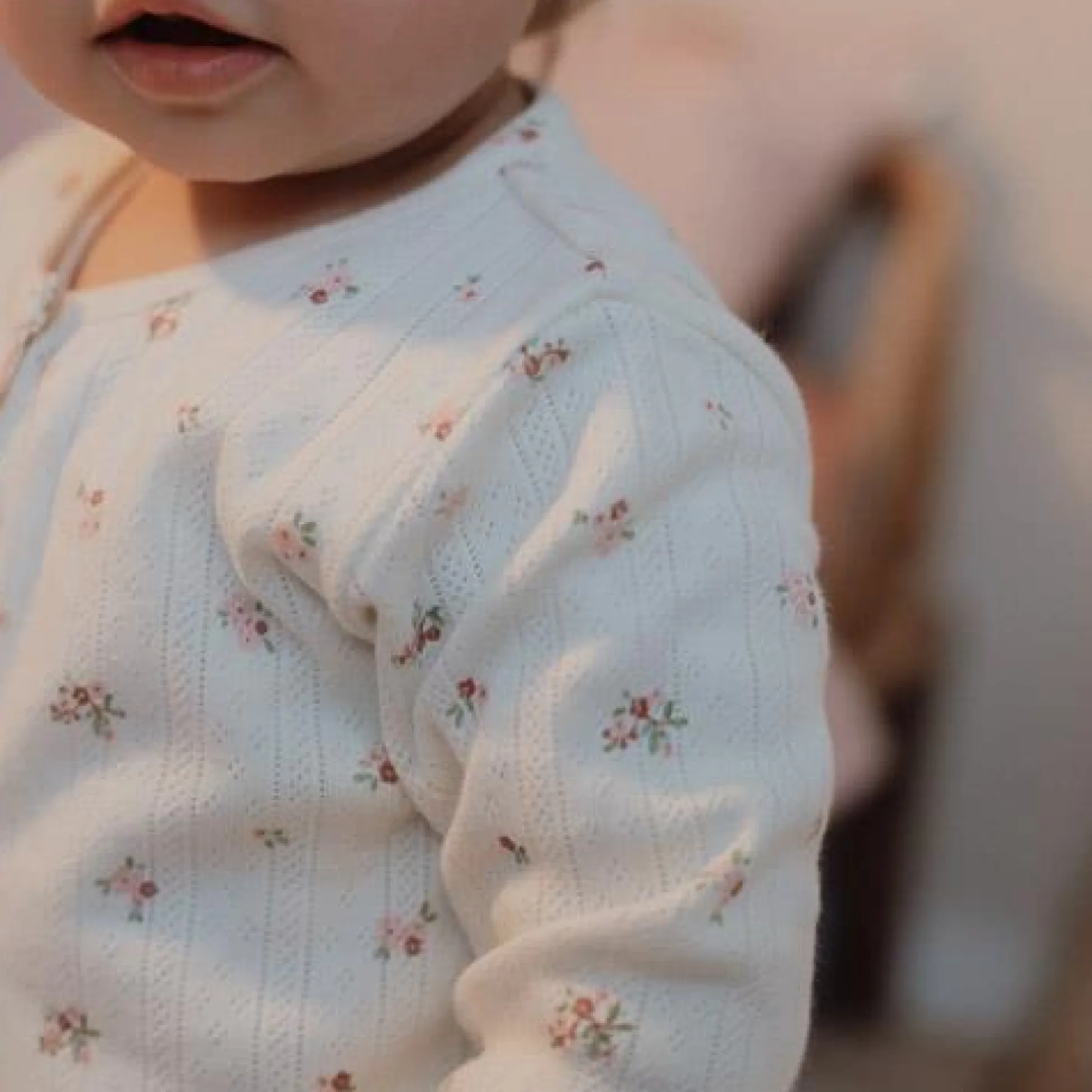 One-piece pajama - White - Fairy Garden - Fairy Blossom