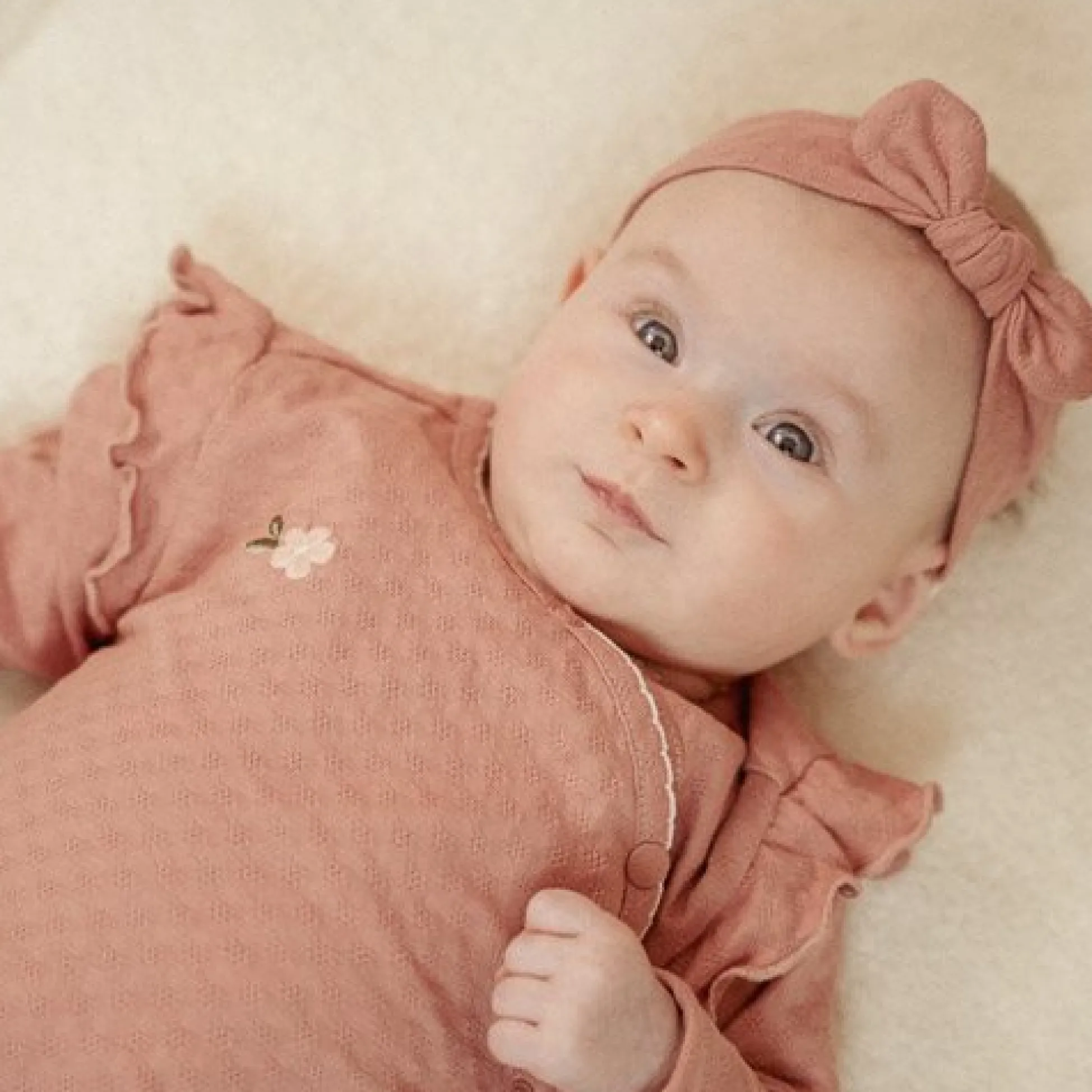 Onesie - Long sleeves - Pink - Fairy Garden