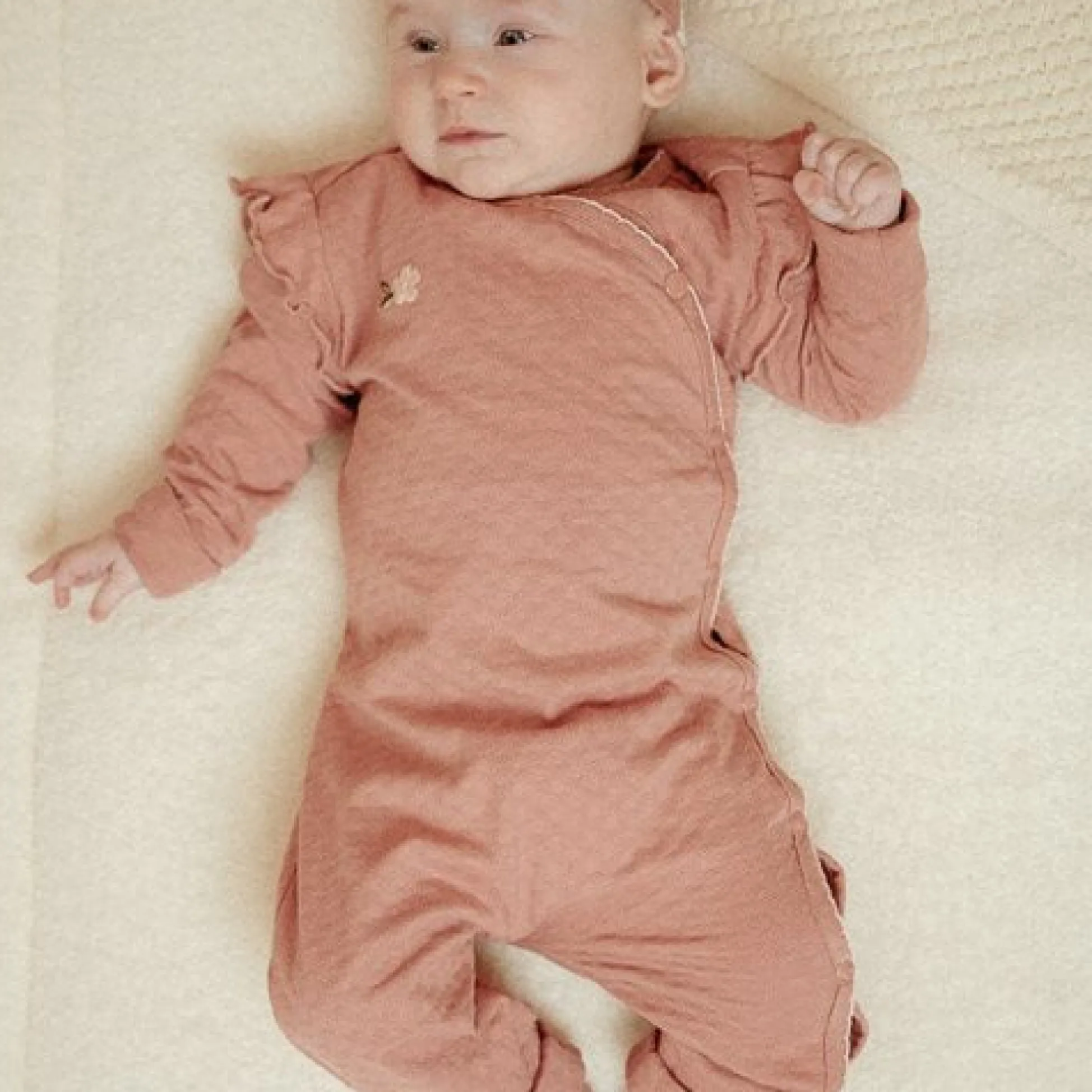 Onesie - Long sleeves - Pink - Fairy Garden