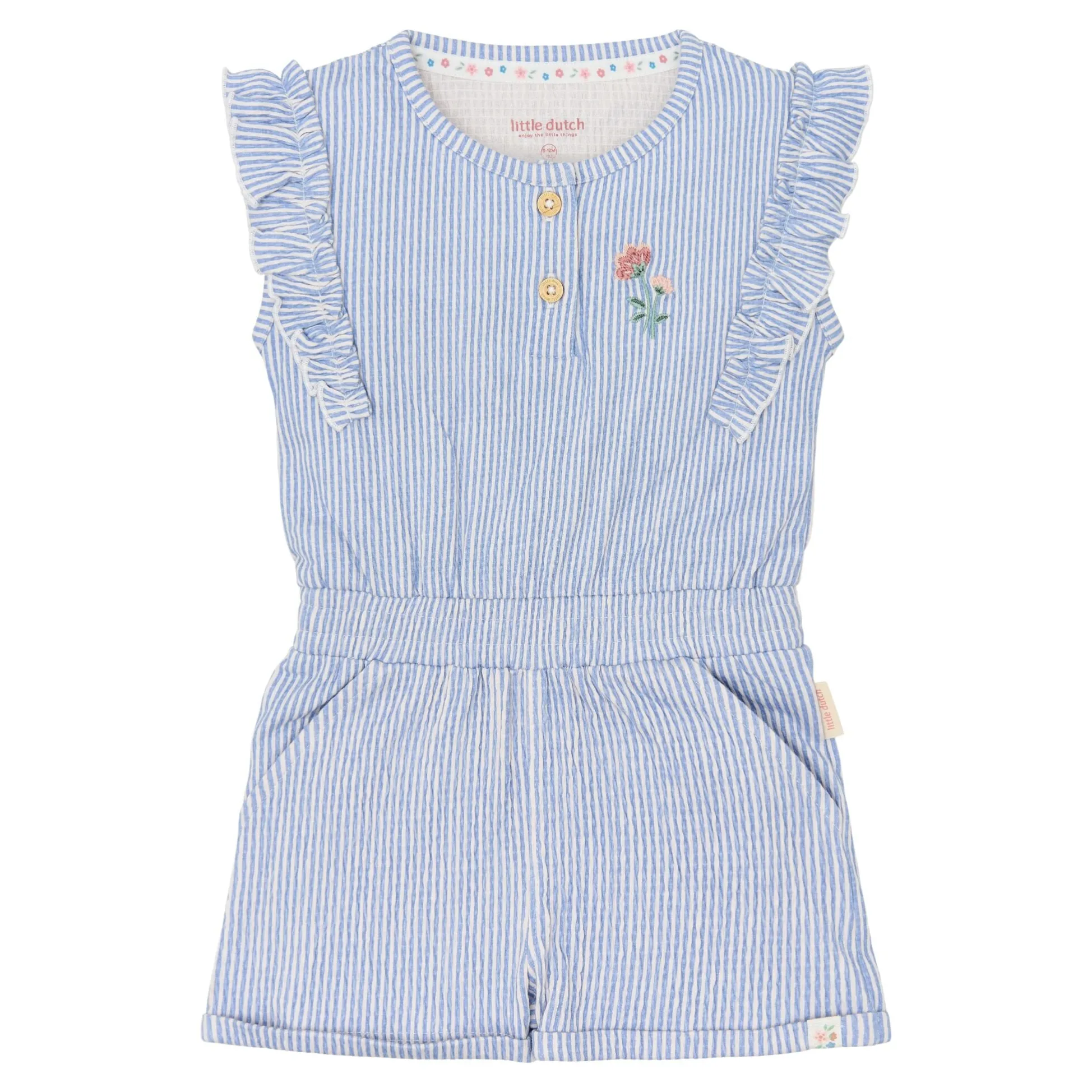 Overalls - Blue - Denim Blue Stripe