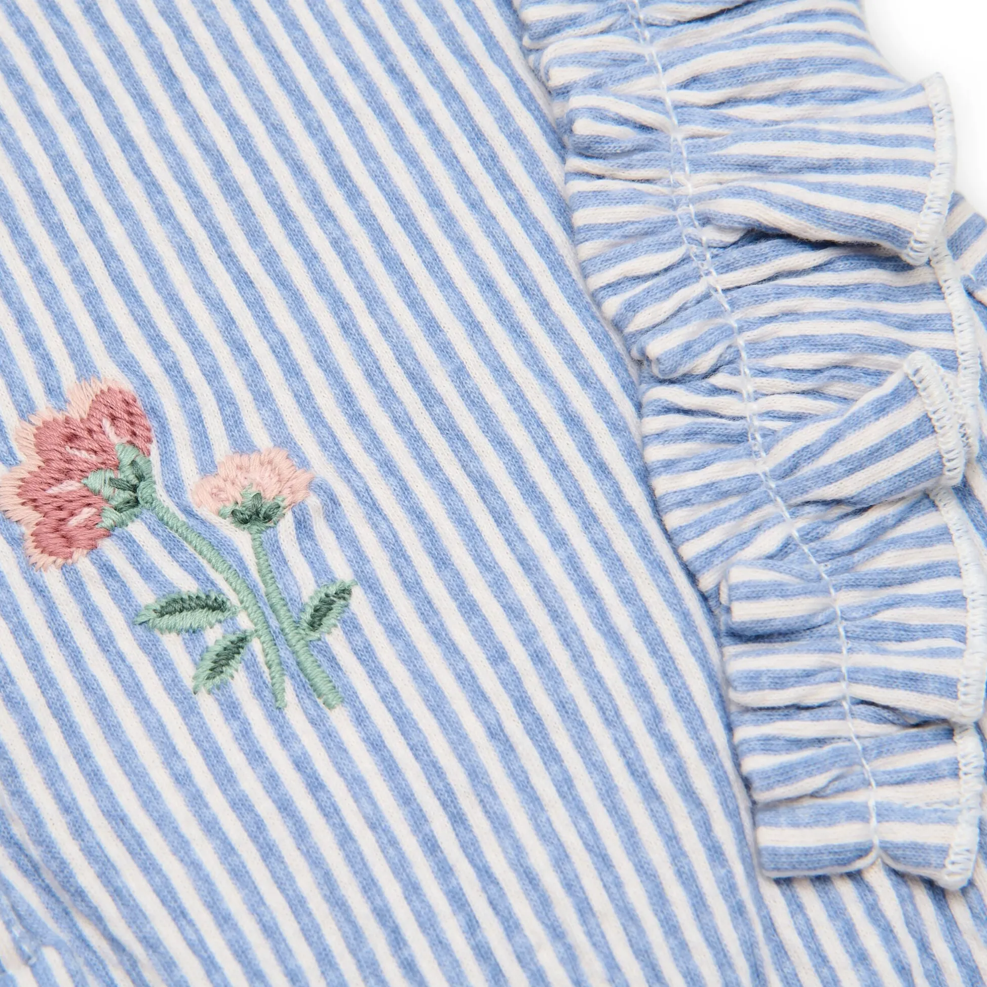 Overalls - Blue - Denim Blue Stripe