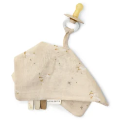 Pacifier Cloth - Beige - Newborn Naturals - Little Goose