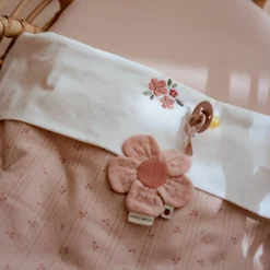 Pacifier cloth - Pink - Fairy Garden