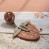 Pacifier cloth - Red - Fairy Garden