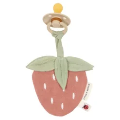 Pacifier cloth - Red - Fairy Garden