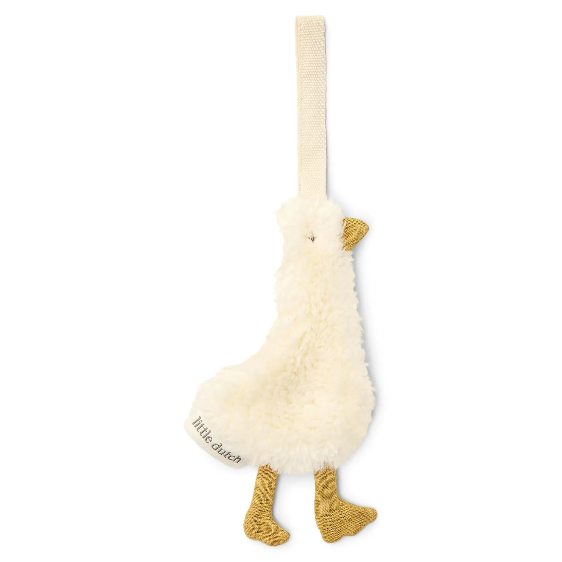 Pacifier Cloth - White - Newborn Naturals - Little Goose