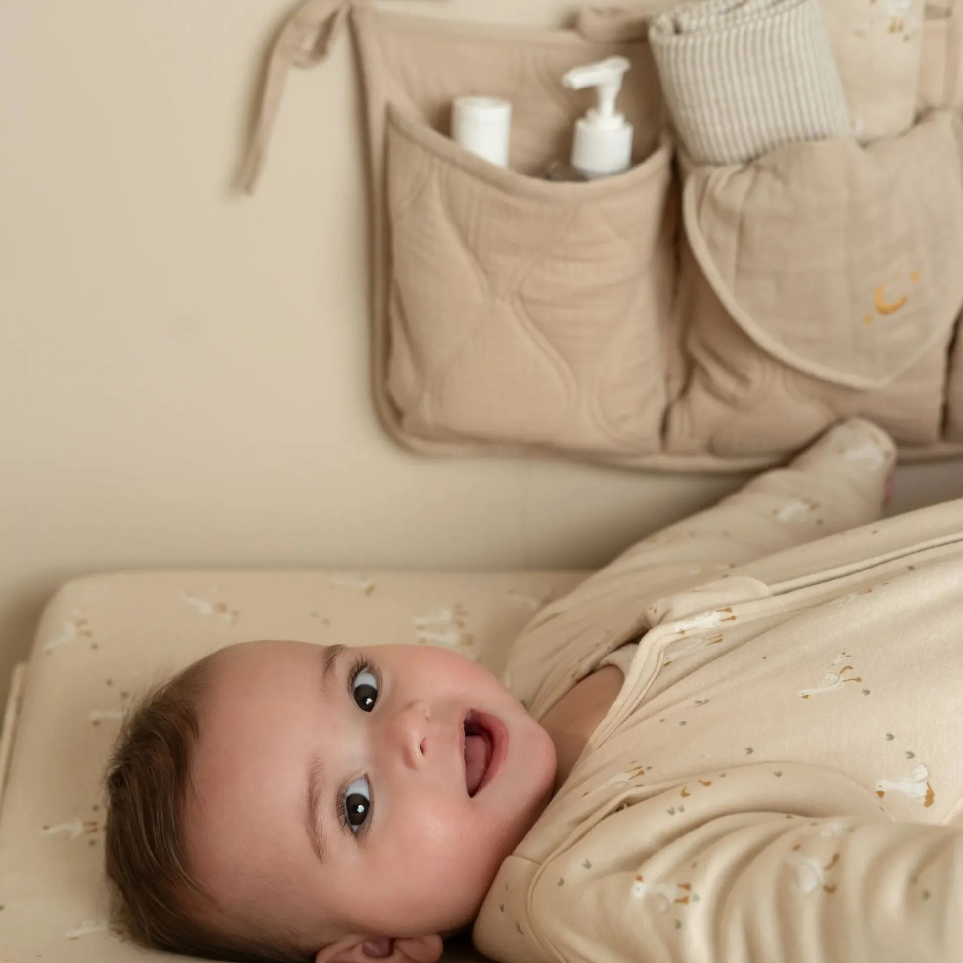 2-pack bandana bib - Beige - Essentials