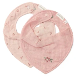 2-pack bandana bib - Pink - Essentials
