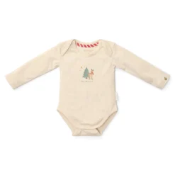 2-pack Christmas romper long sleeve – Beige