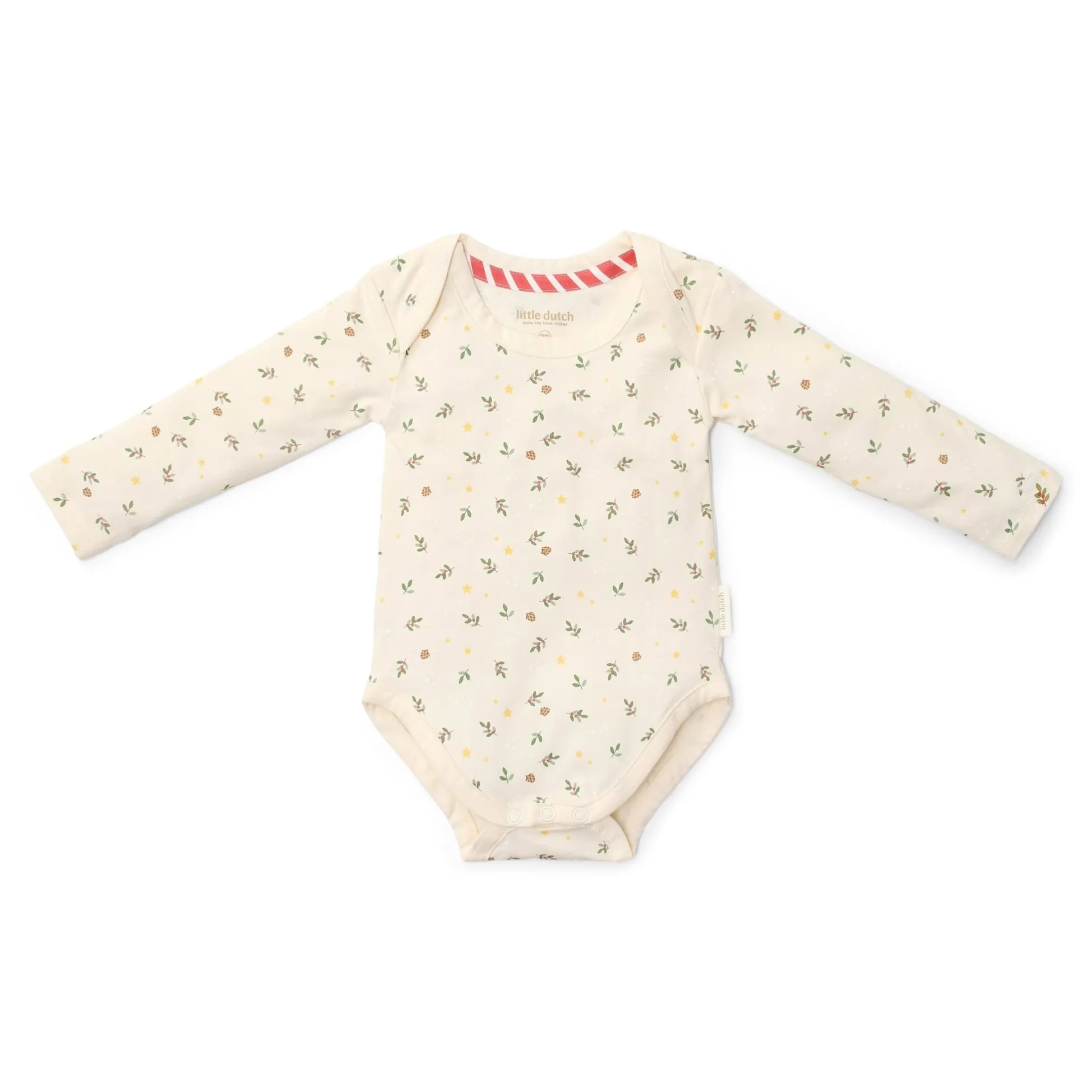 2-pack Christmas romper long sleeve – Beige
