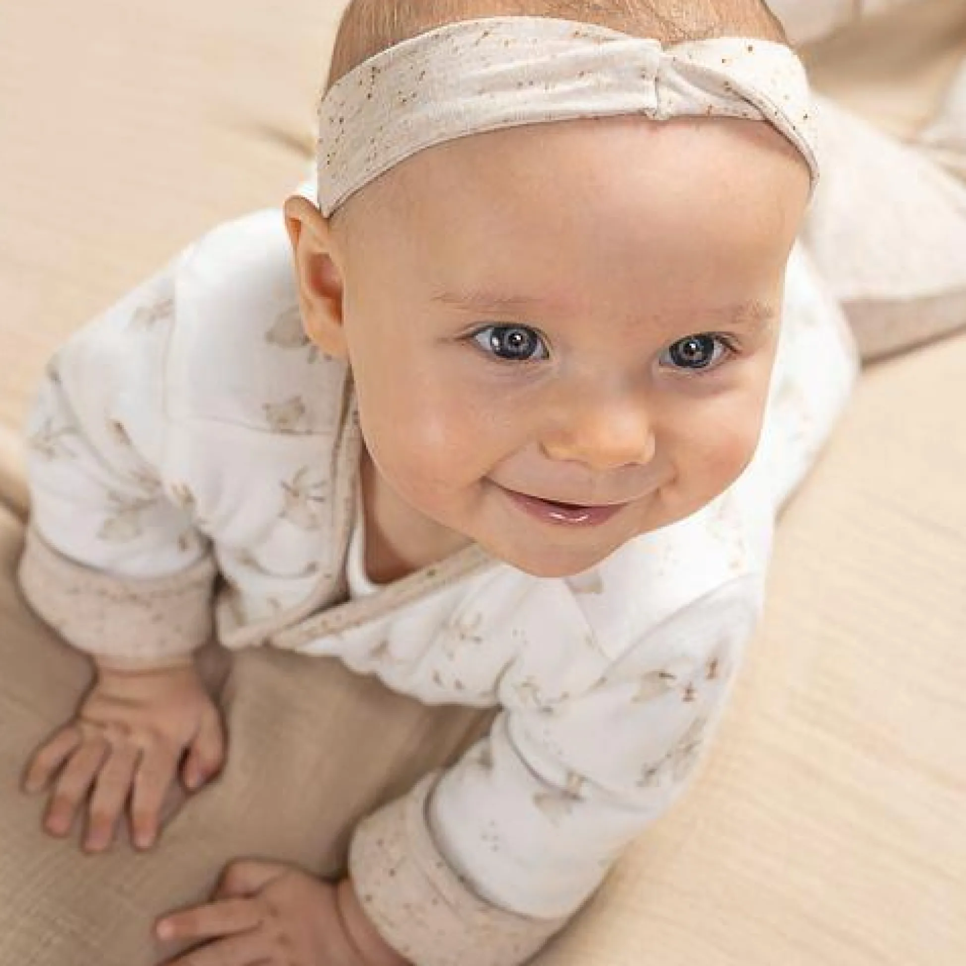 2 -pack hair bands - Sand - Newborn Naturals - Baby Bunny
