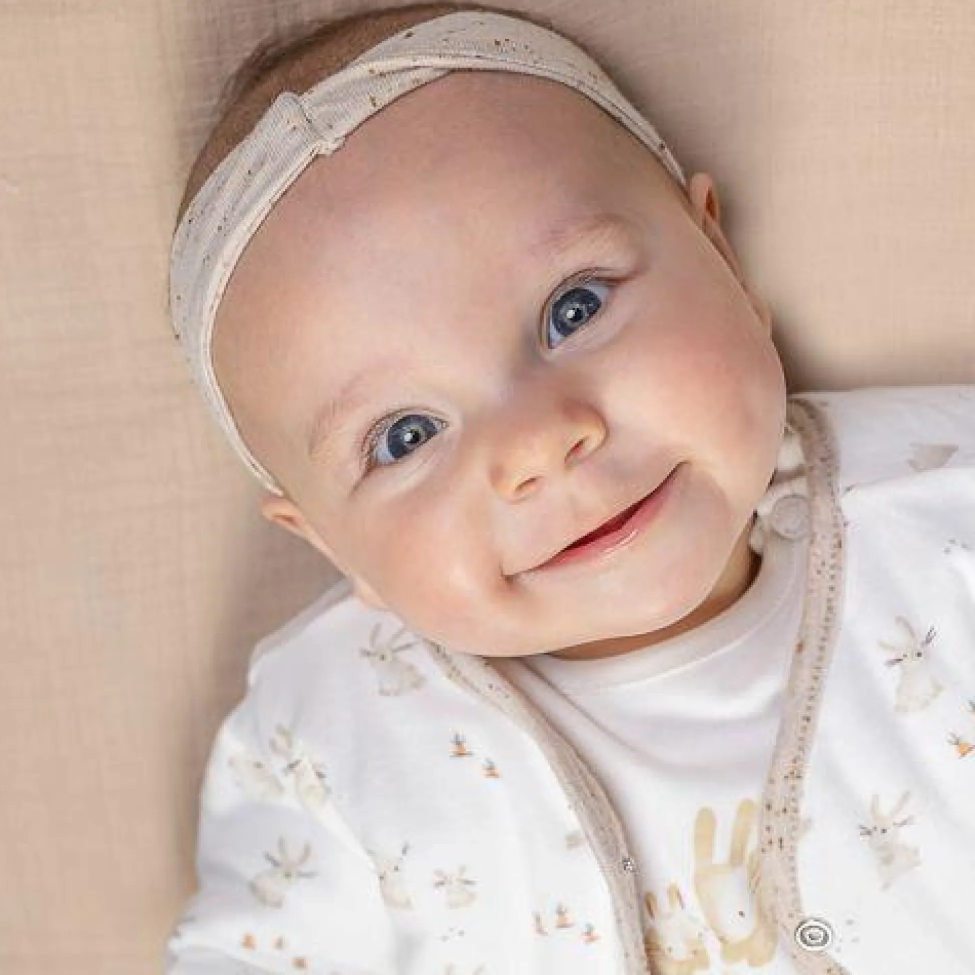 2 -pack hair bands - Sand - Newborn Naturals - Baby Bunny