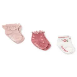 3-pack low socks - Multicolored - Fairy Garden