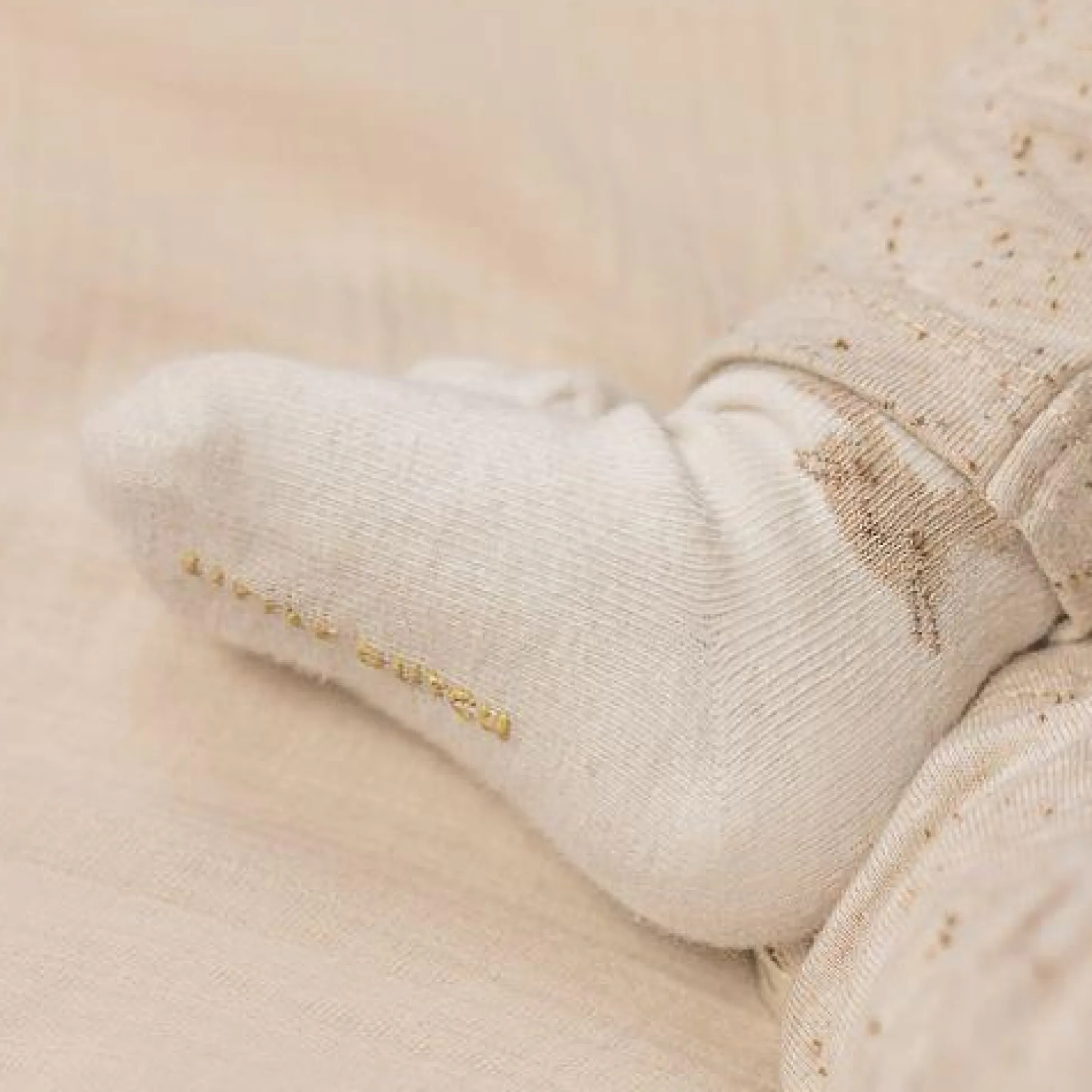 3-pack socks - Sand - Newborn Naturals - Baby Bunny