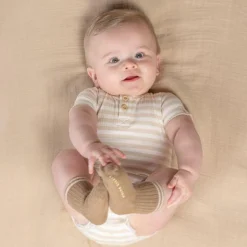 3-pack socks - Sand - Newborn Naturals - Baby Bunny