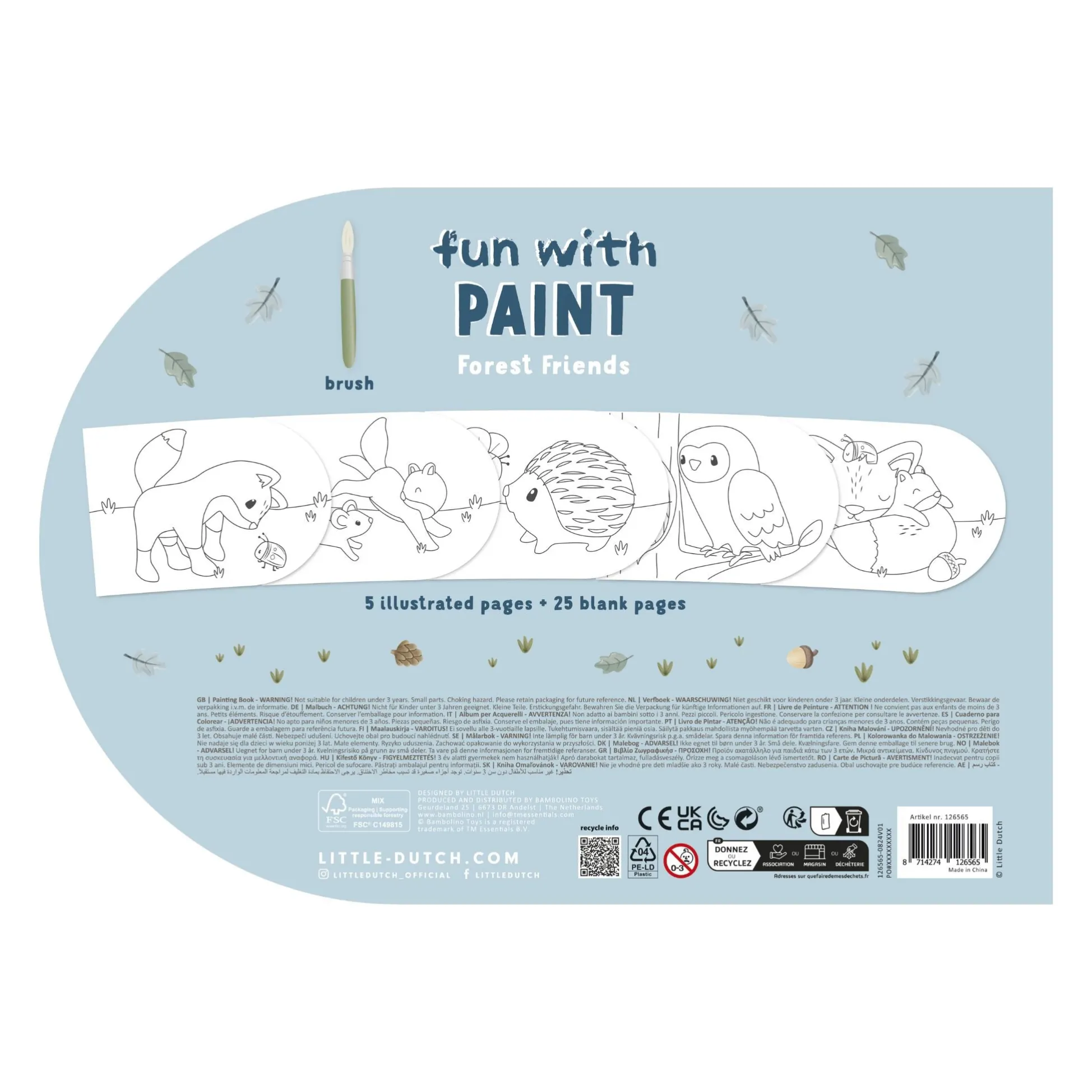 Paintbook Forest Friends
