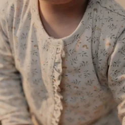 Pajamas - Sand - Blueberry Leaves