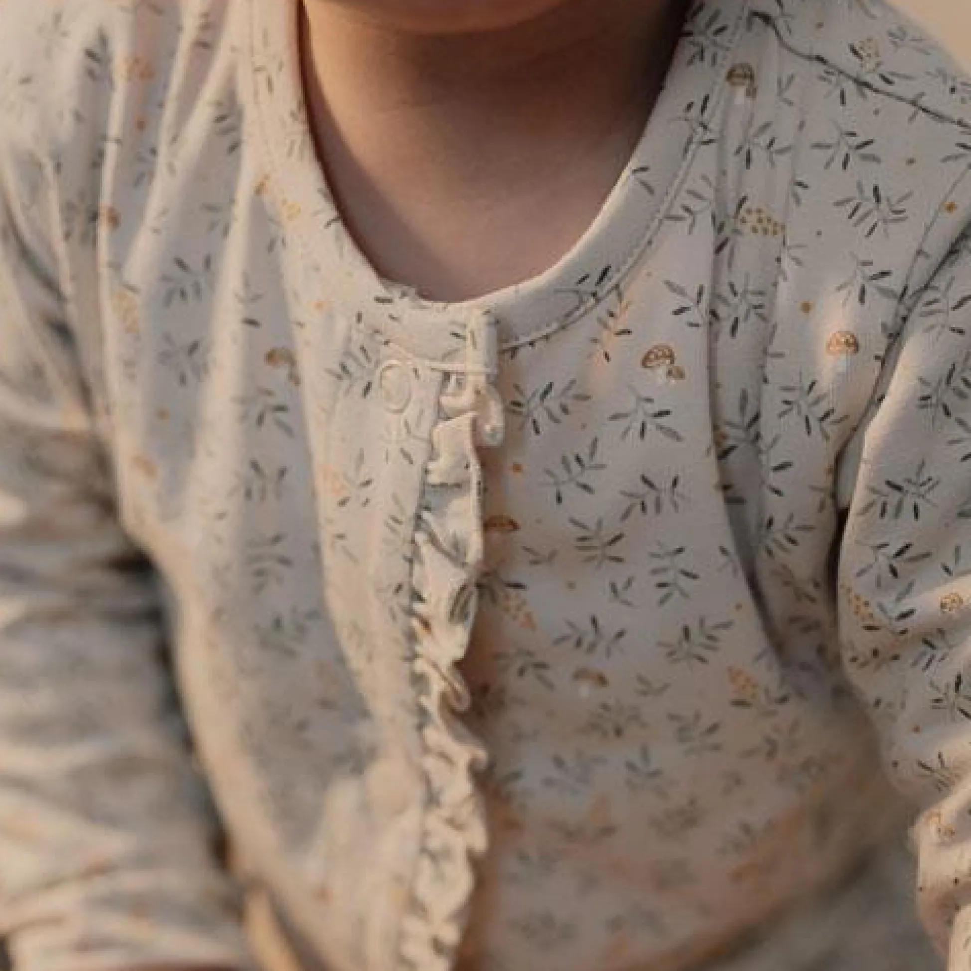 Pajamas - Sand - Blueberry Leaves