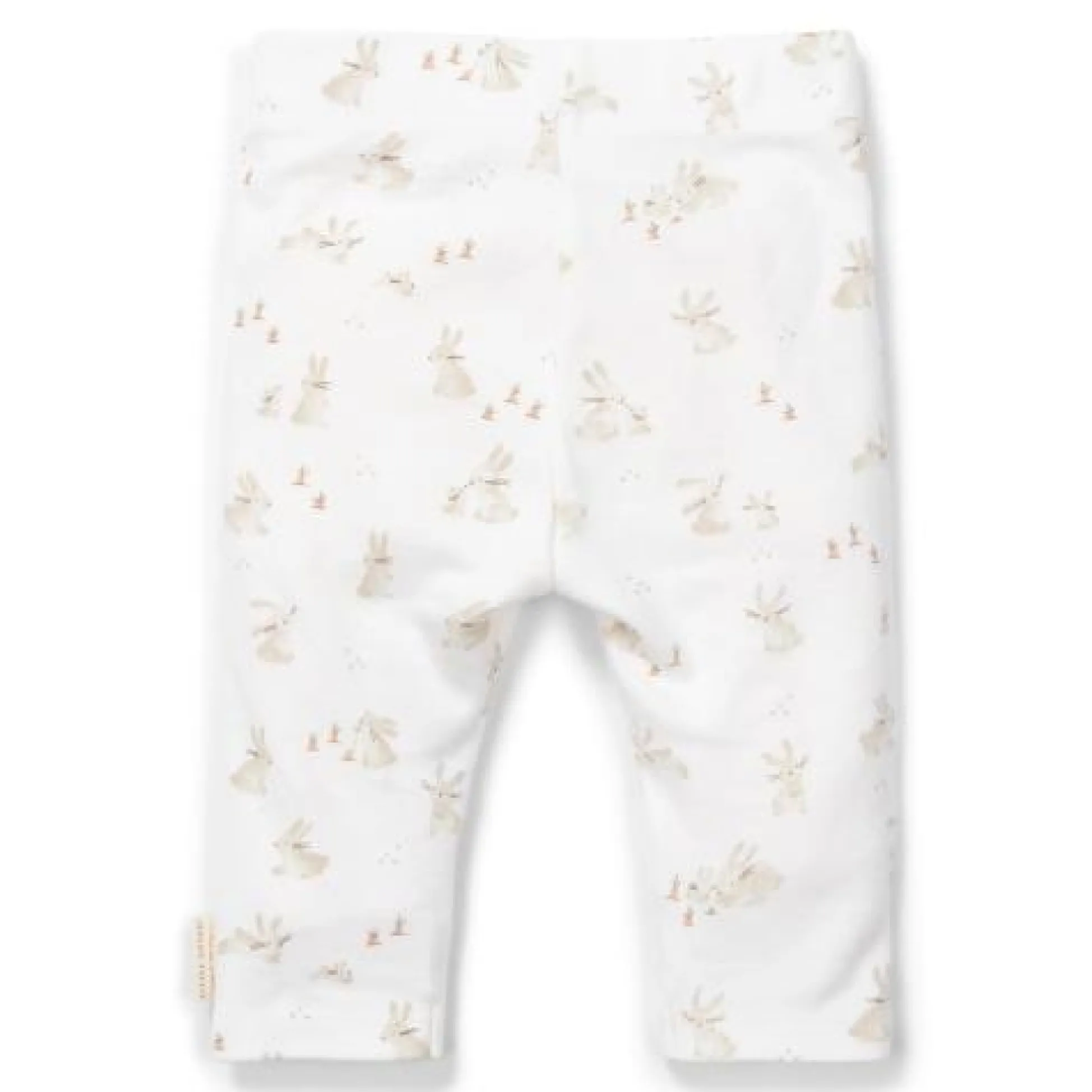Pants - White - Newborn Naturals - Baby Bunny