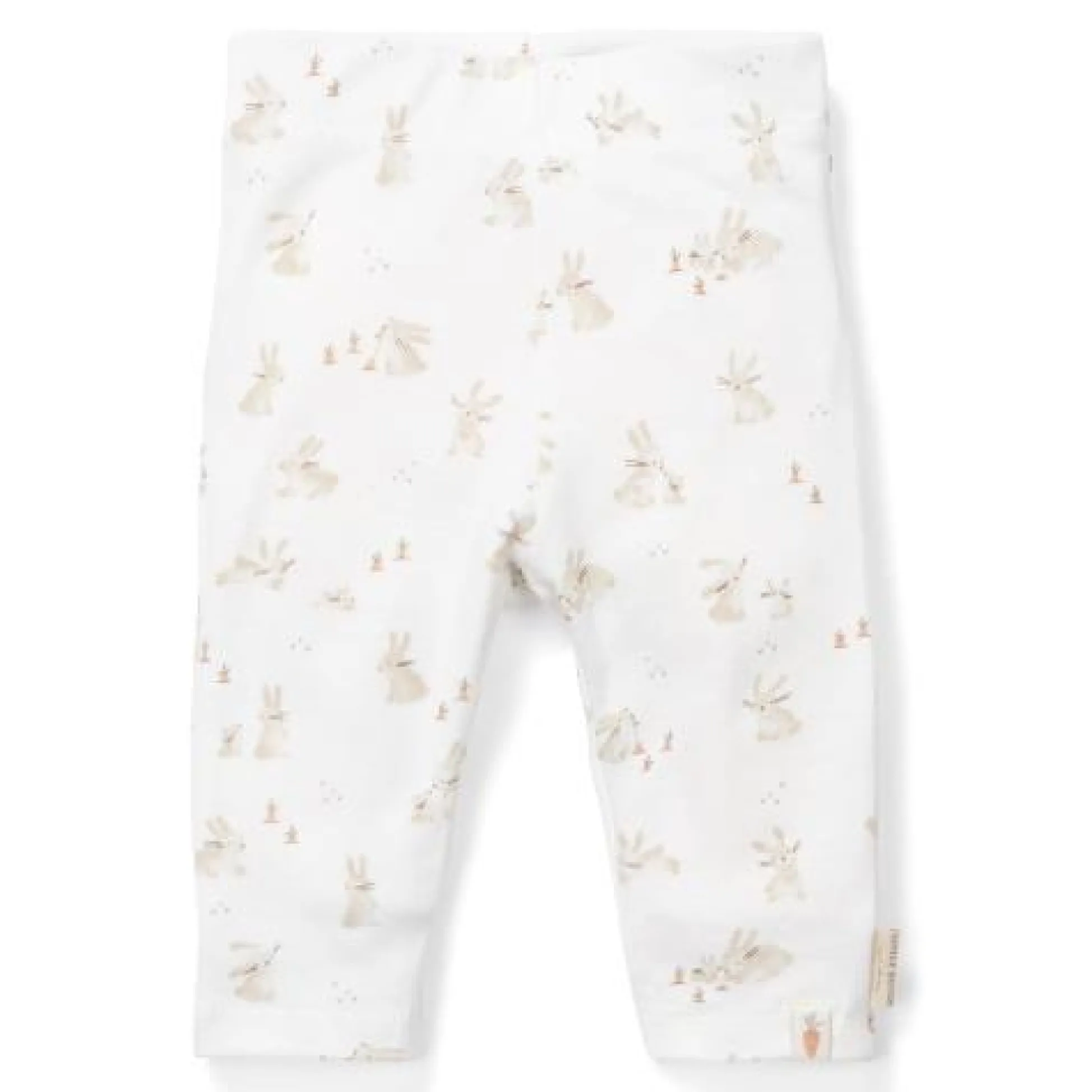 Pants - White - Newborn Naturals - Baby Bunny