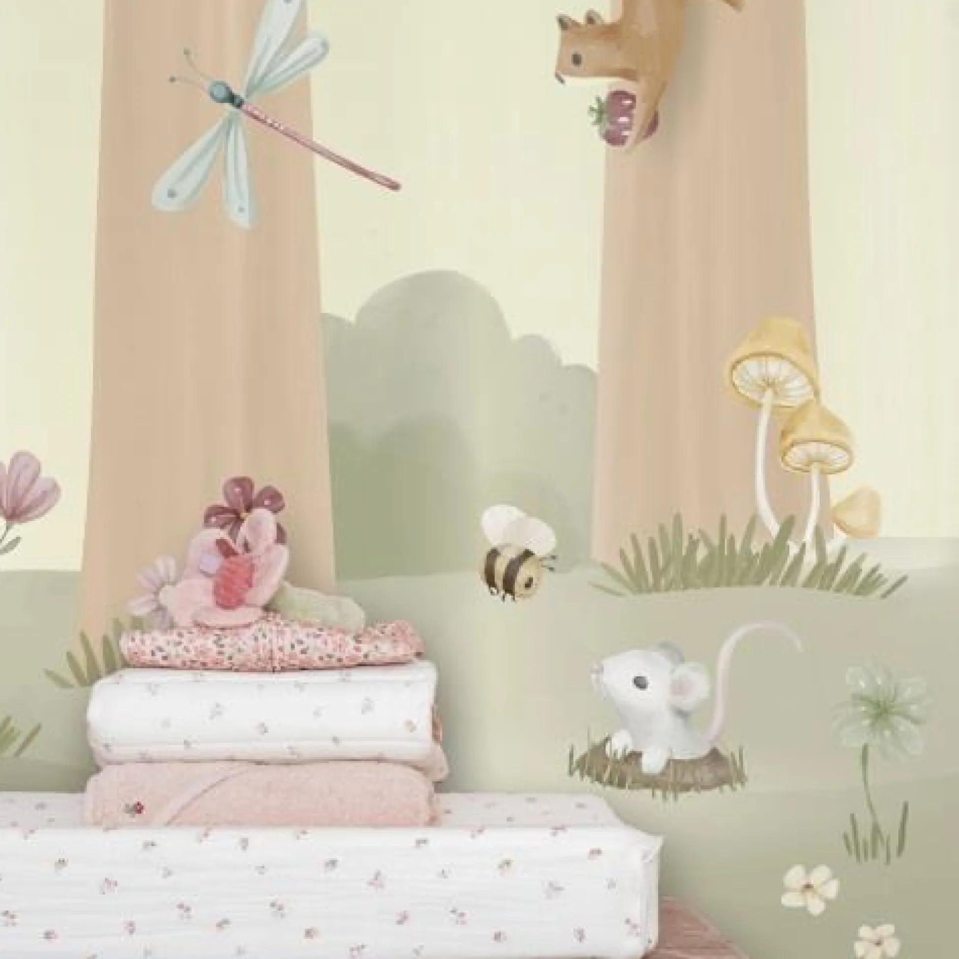 Photo wallpaper - Multicolored - Fairy Garden