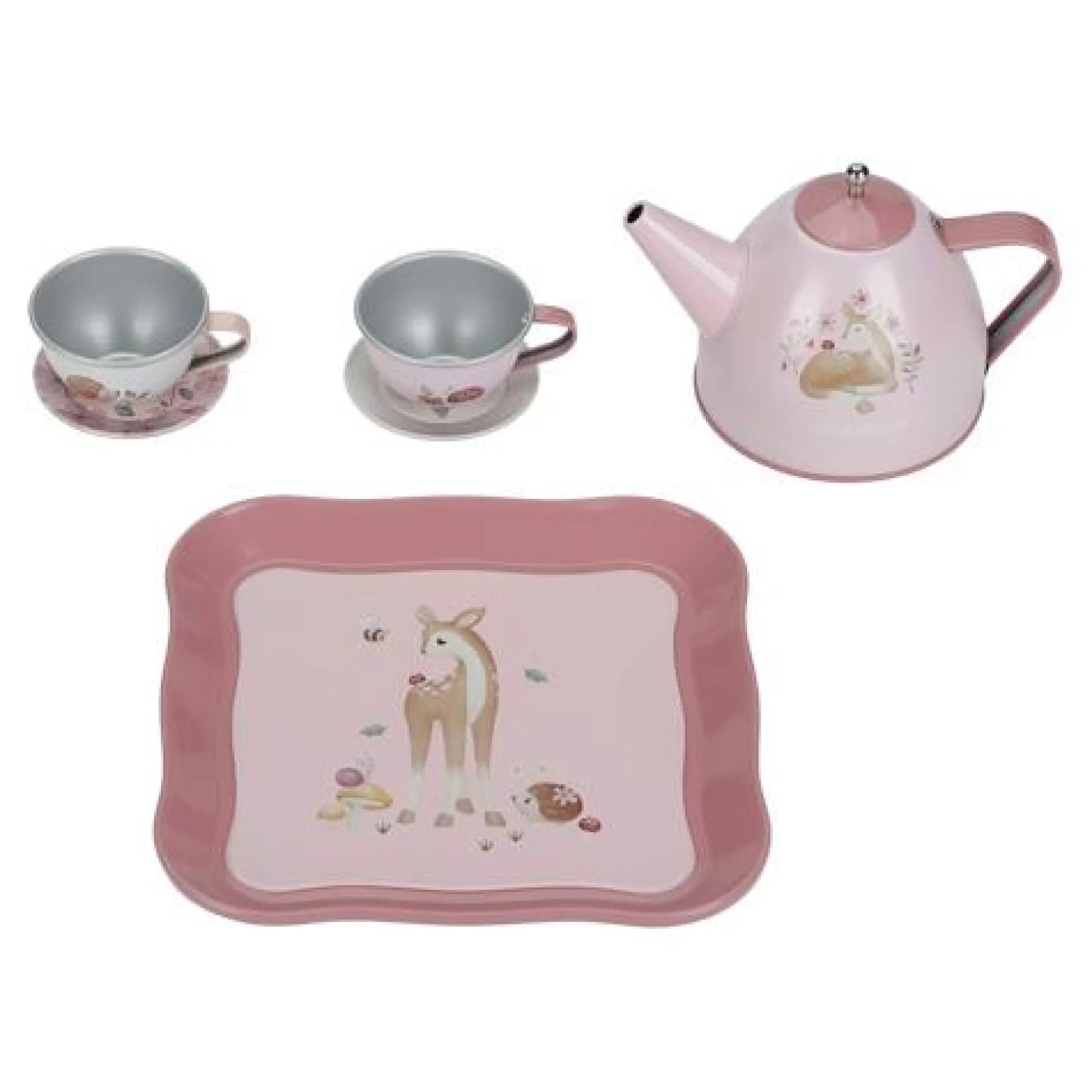 7-piece Tea Set - Multicolored - Fairy Garden