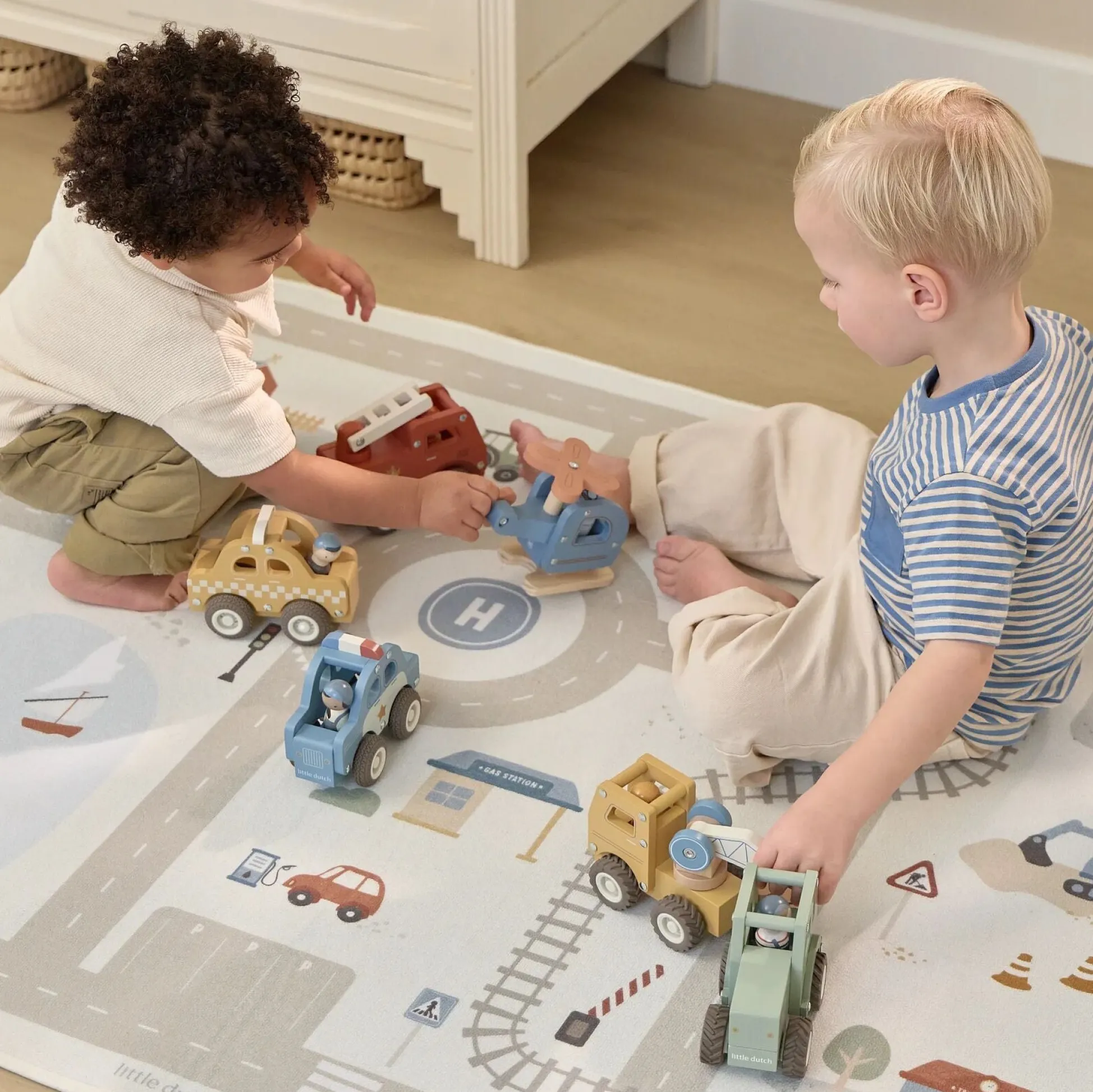 Play mat cars - Beige