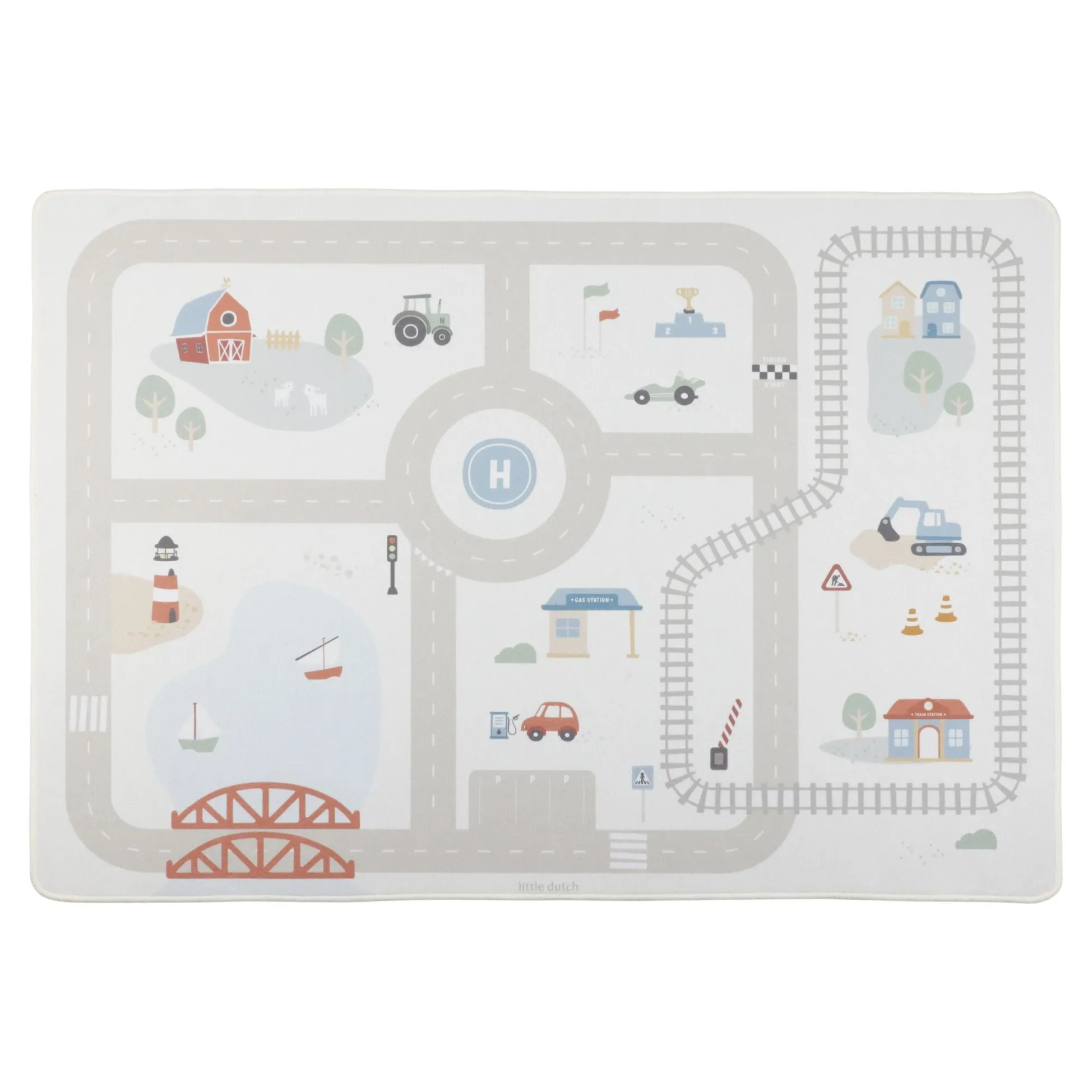 Play mat cars - Beige