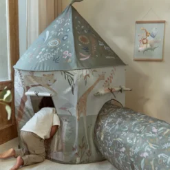 Play tent - Crawl tunnel - Green